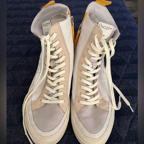 Oncept Lisbon high top sneakers. Size 10. EUC. - Picture 6 of 9